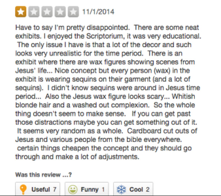 Illustration for article titled 'Asked God's Forgiveness': Grim Yelp Reviews of Christian Vacation Spots